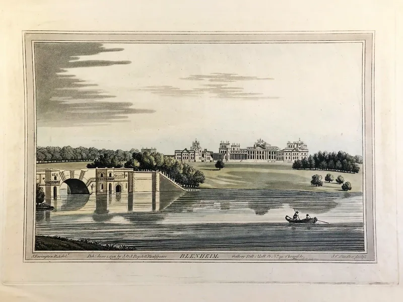 Blenheim Palace Published 1793 SOLD
