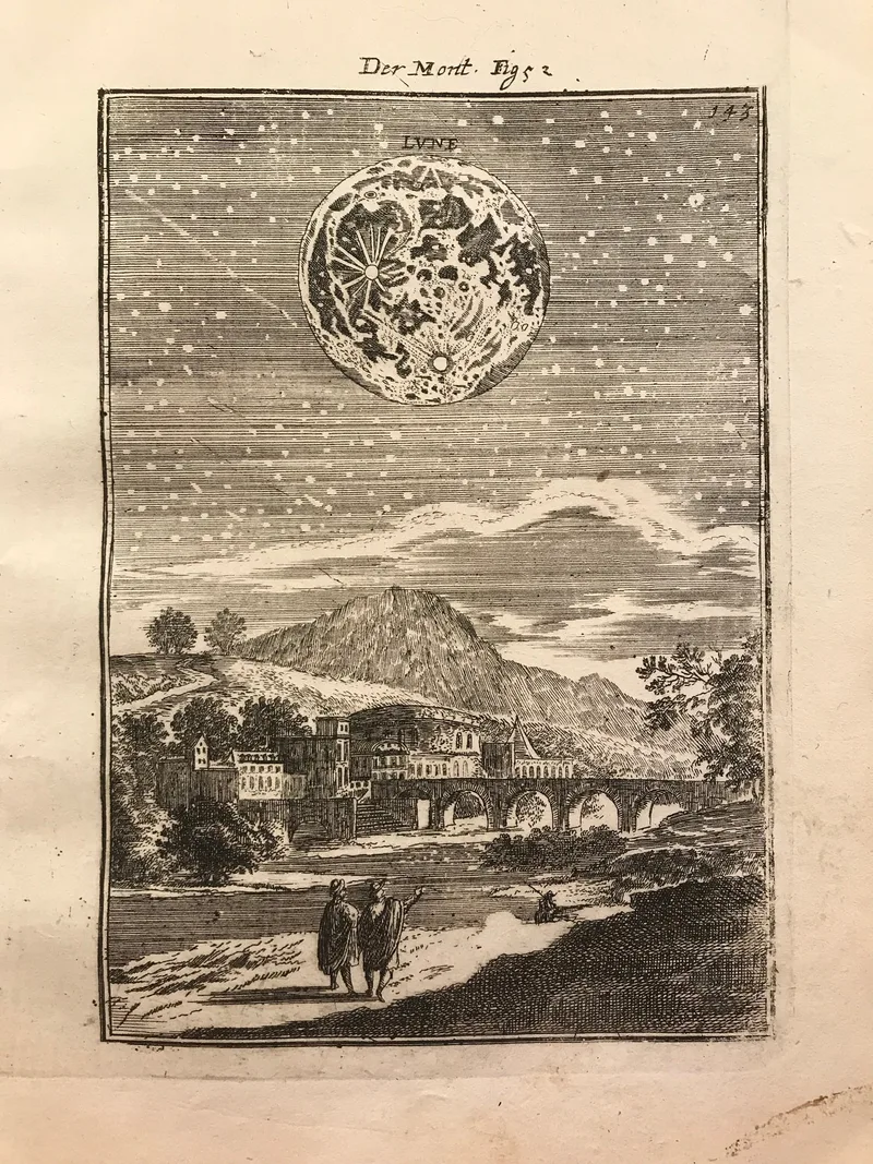 The Moon Published 1684 - SOLD!