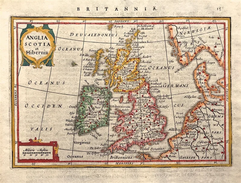 Anglia Scotia Published 1651 - SOLD!