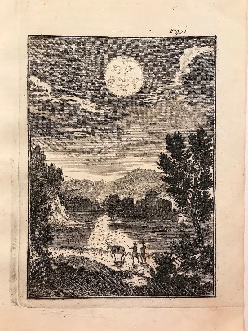 Man in Moon Published 1684 SOLD!