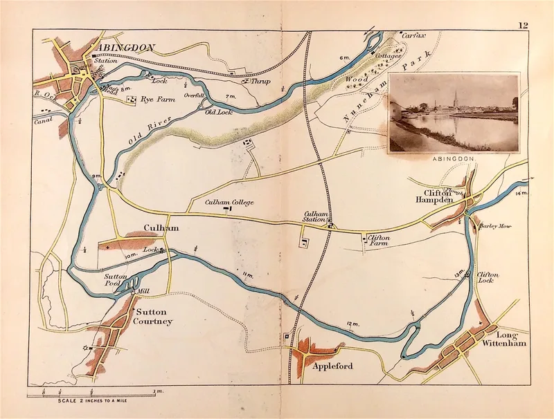 River Thames Map 12 Published 1885 - Now Sold!