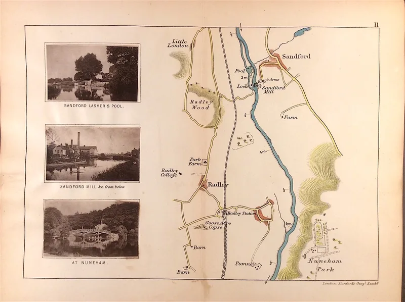 River Thames Map 11 Published 1885 - SOLD!