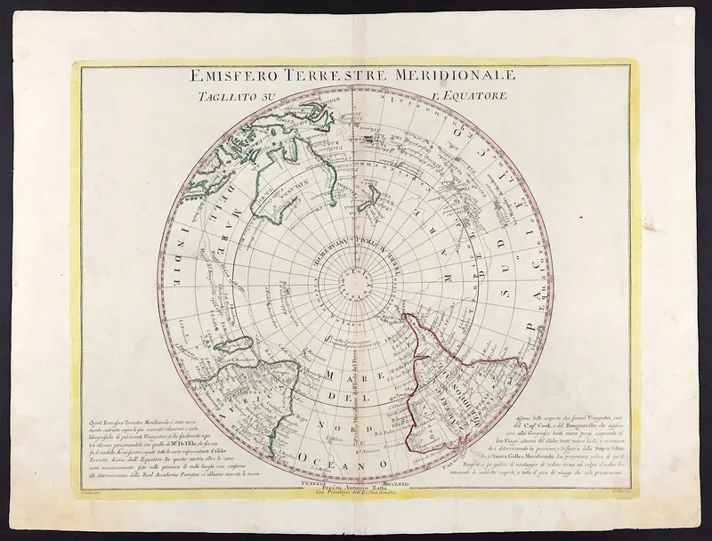 Zatta Hemisphere 1779 SOLD!