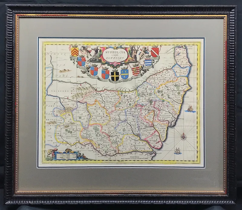 Suffolk Published 1694 SOLD!