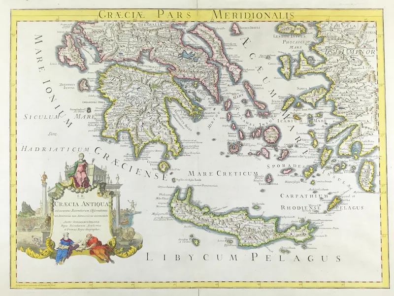 Greece Published 1731 - SOLD!