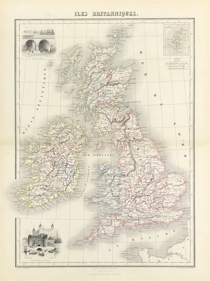 British Isles Published 1884