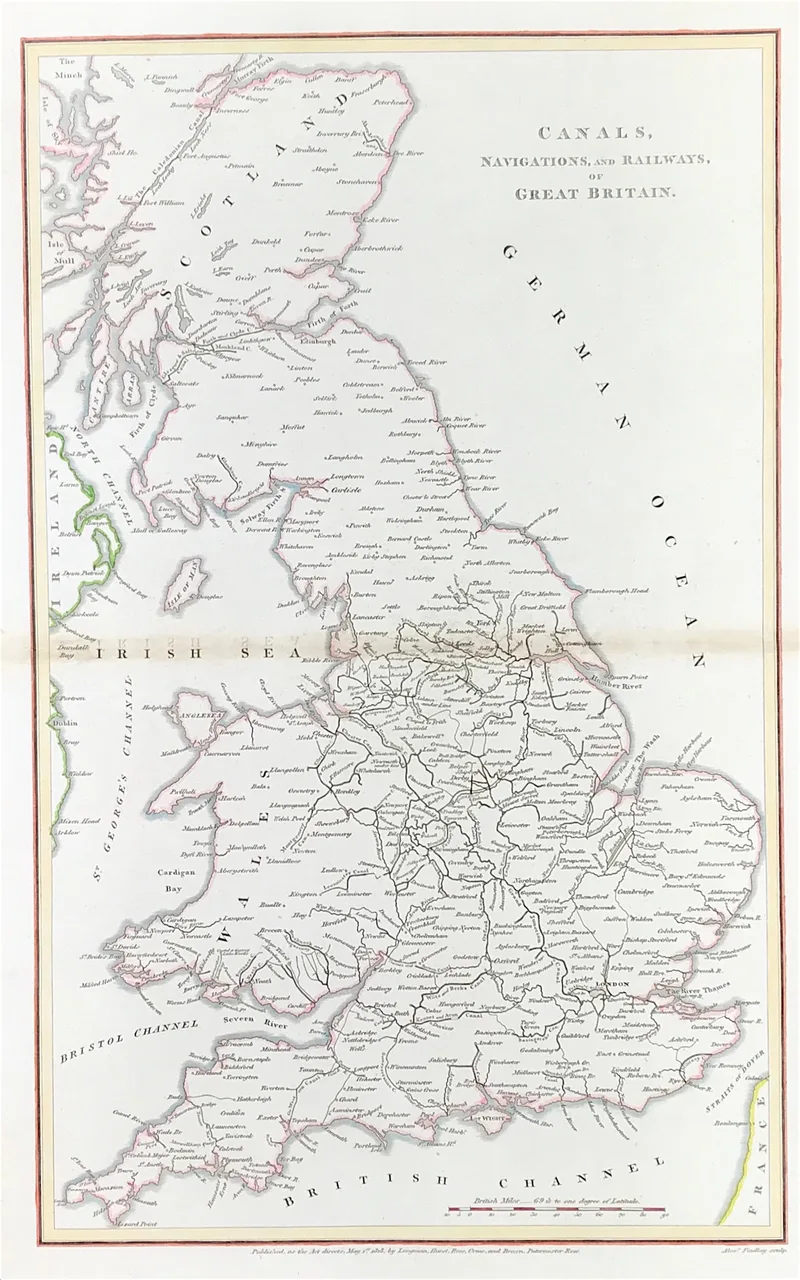 Canals & Railways Published 1818 - SOLD!