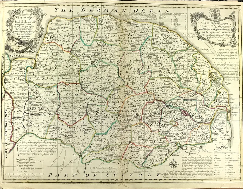 Norfolk Published 1763 SOLD!