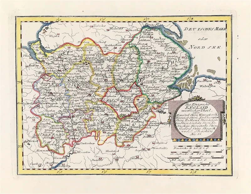 Middle England Published 1789 SOLD!
