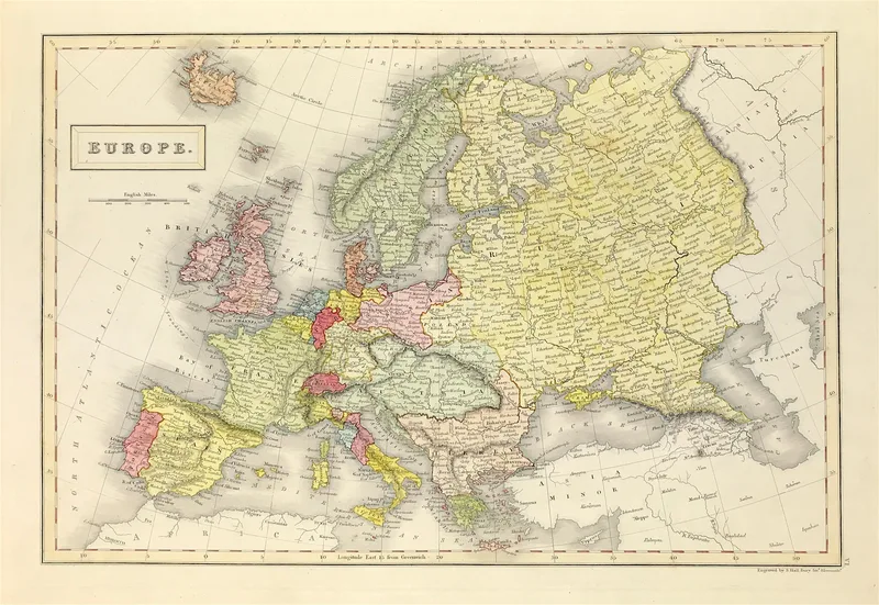 Europe Published 1840