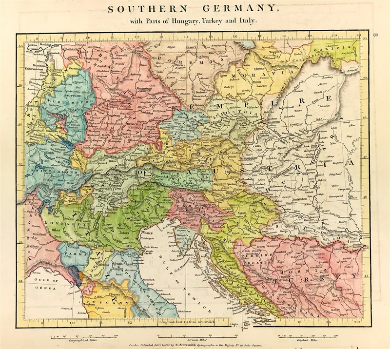 Southern Germany Published 1828