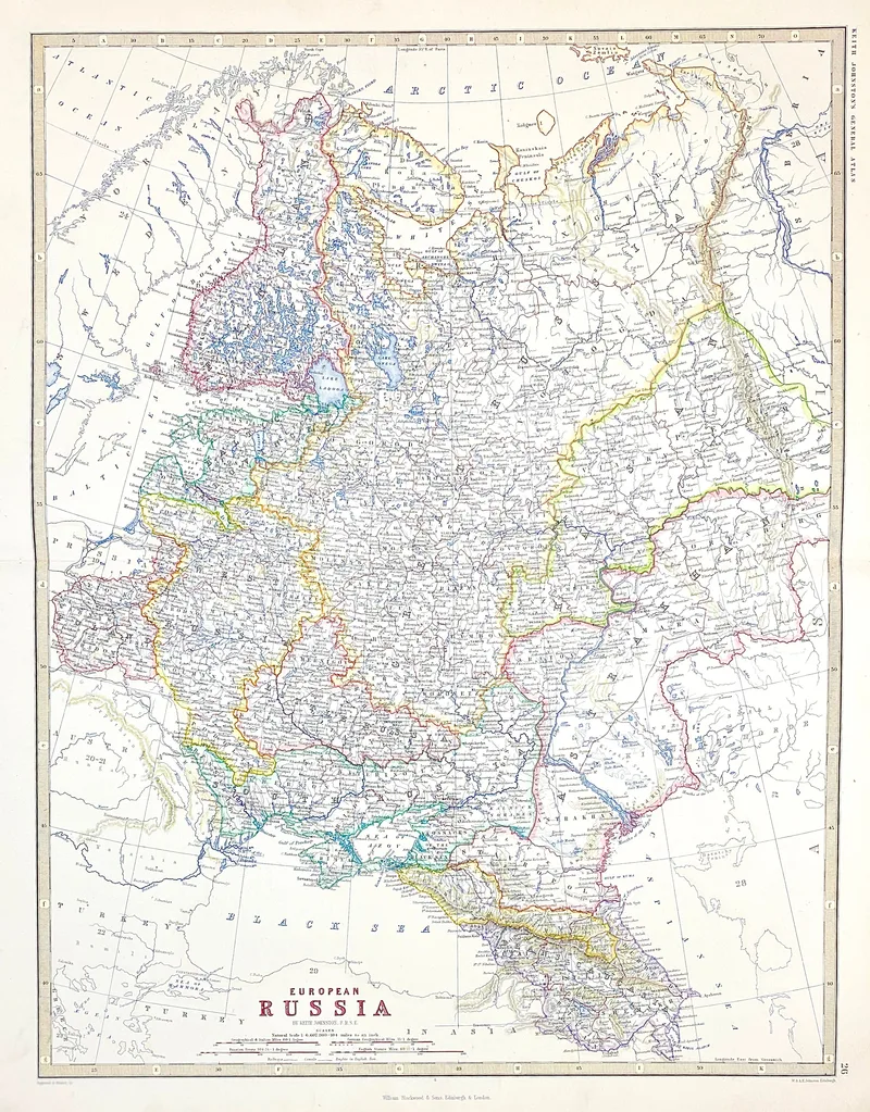 European Russia c1869