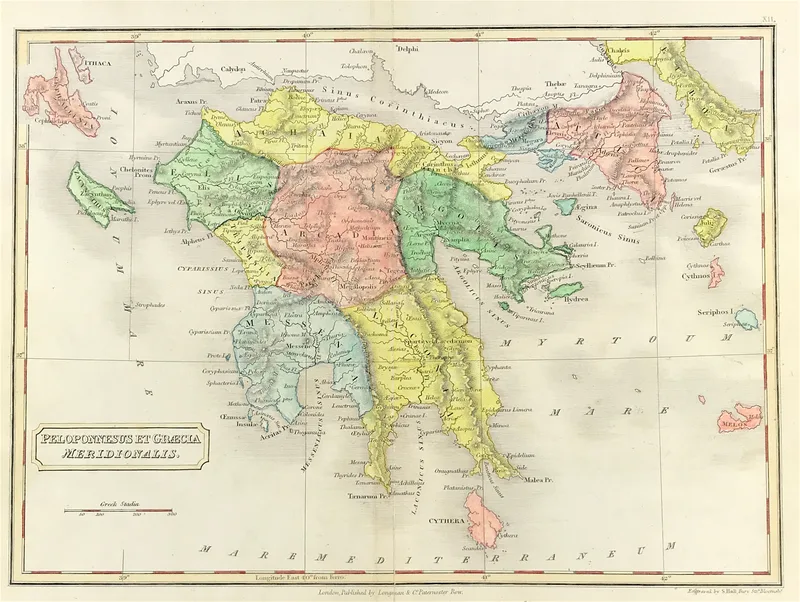 Greece Islands Published 1822