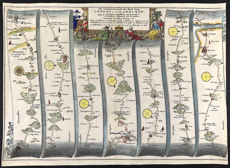 London to Lands End Published 1675 - Now Sold!