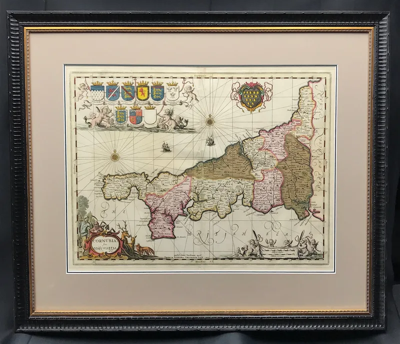 Cornwall Published c1700 SOLD!