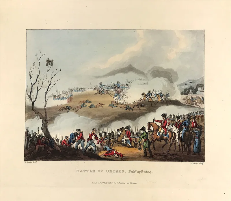 Battle of Orthes c1814