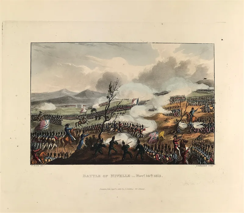 Battle of Nivelle c1813 - SOLD!
