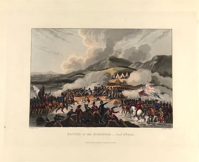 Battle of the Bidassoa c1813