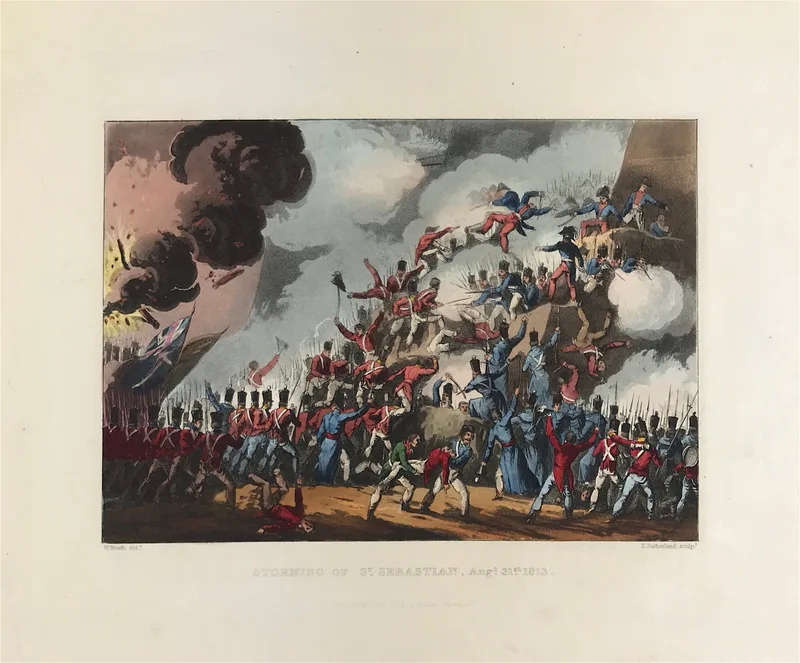 Storming of San Sebastian c1813