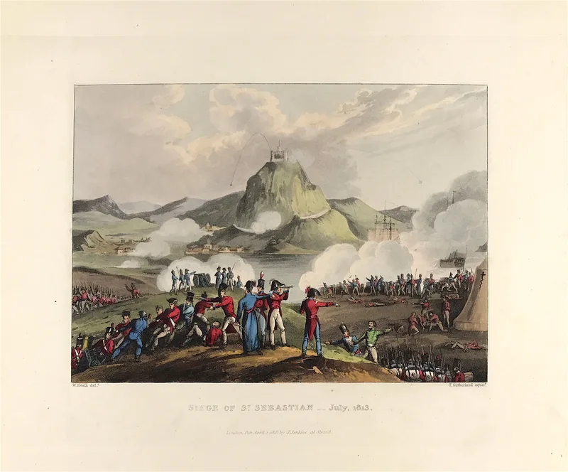 Siege of San Sebastian c1813