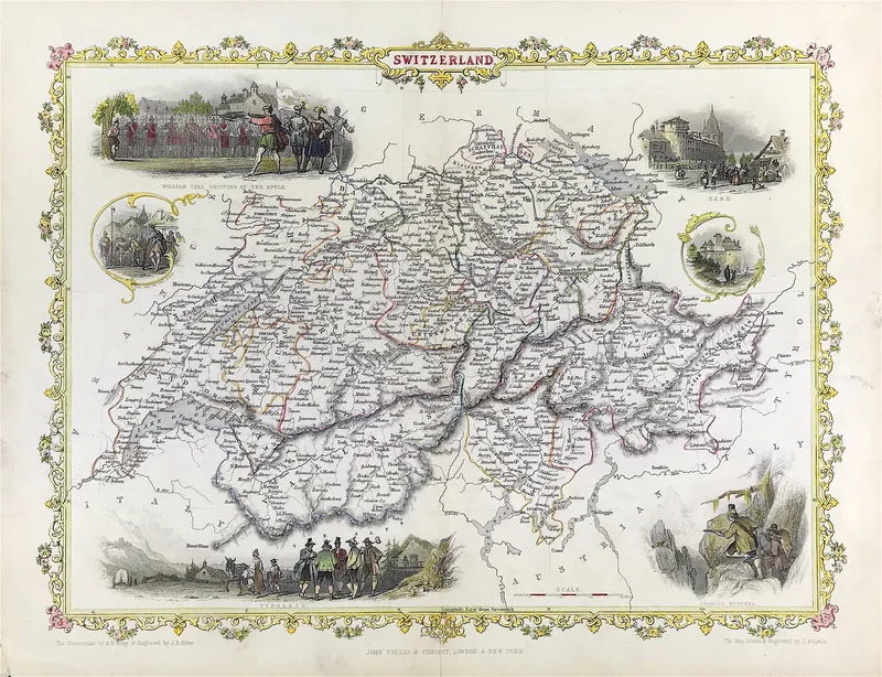 Switzerland Published 1851- SOLD!