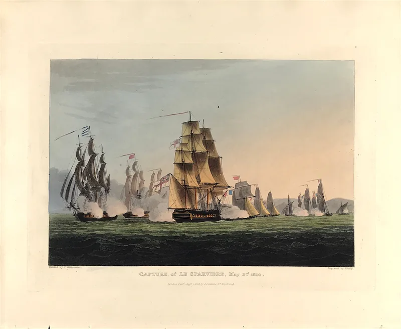 Capture of Le Sparviere 1810
