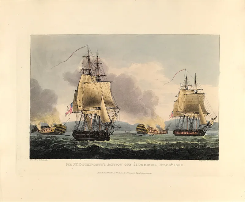 Sir J T Duckworths Action St Domingo 1806