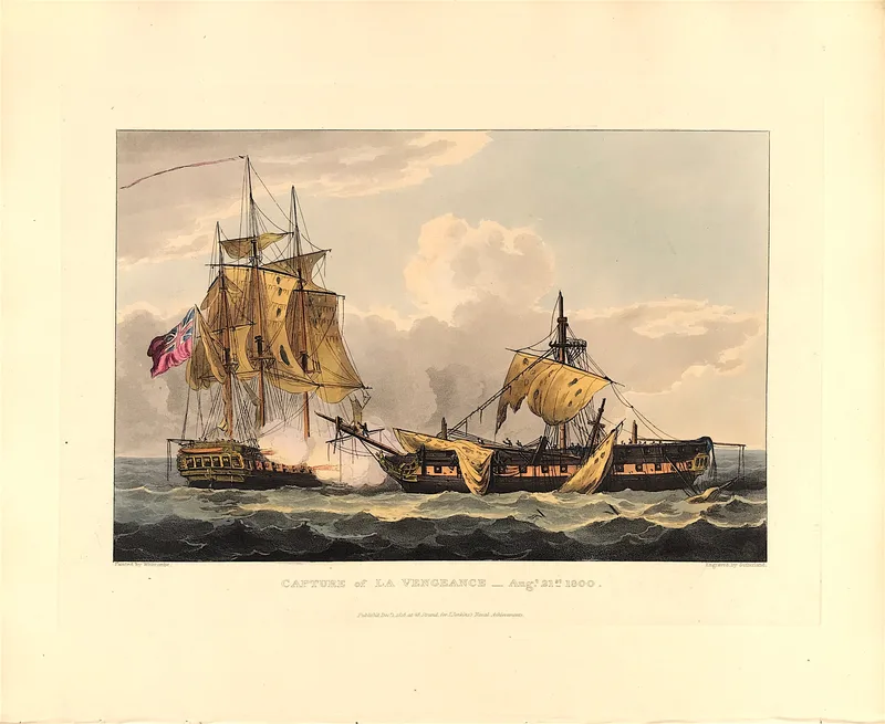 Capture of La Vengance 1800