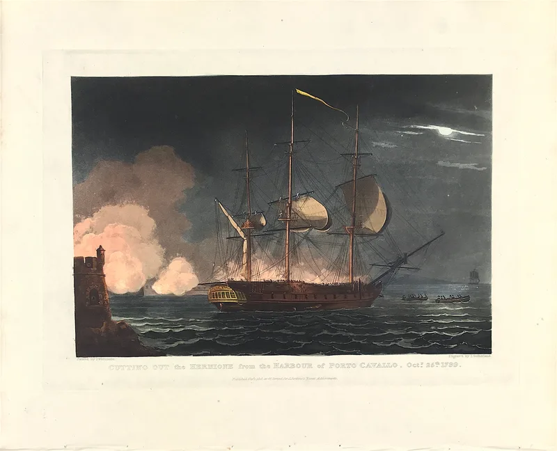 Cutting Out the Hermione 1799 SOLD!