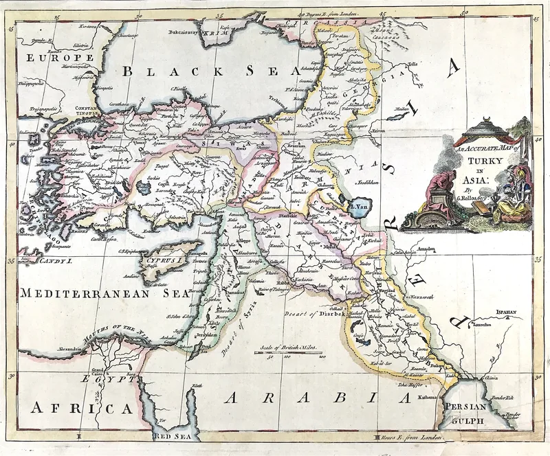 Turkey in Asia Published 1764 SOLD!