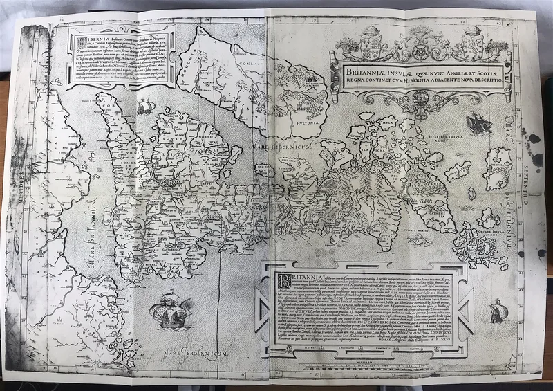 The Map of the British Isles of 1546 - SOLD!