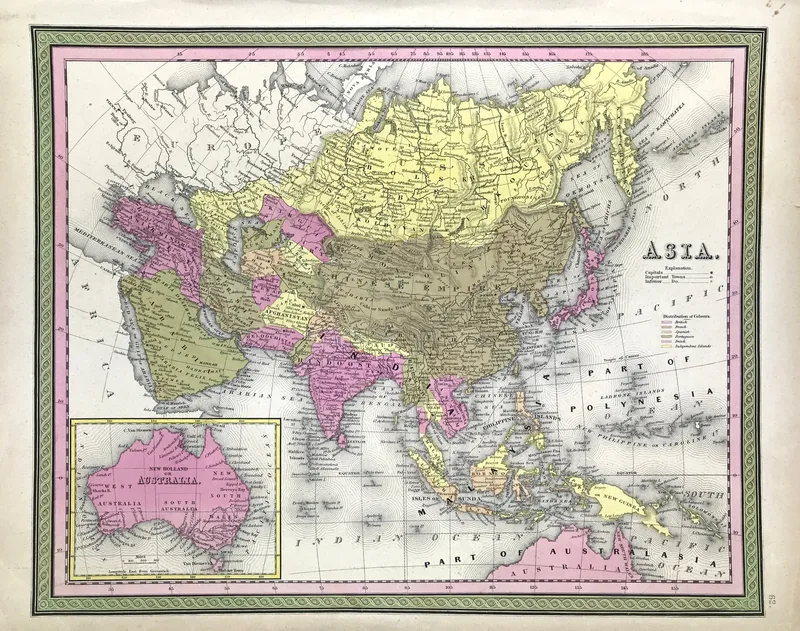 Asia Published 1849 - SOLD!