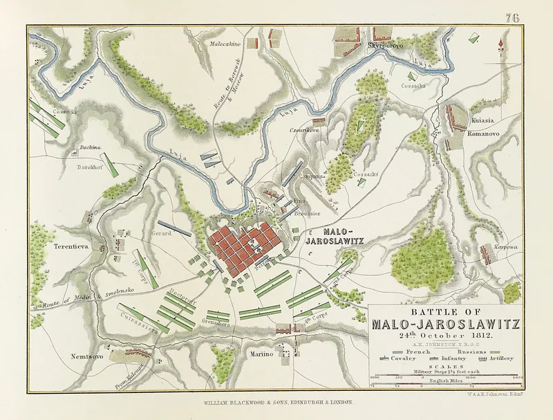 Military Battle Plan - Malo 1812