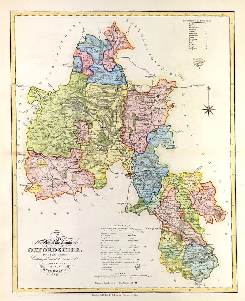 Oxfordshire Published 1838