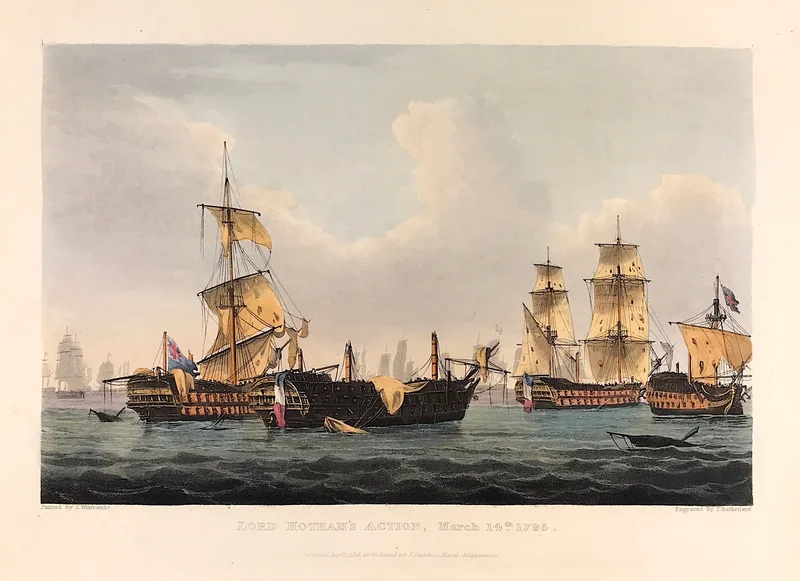 Lord Hotham's Action 1795 SOLD!