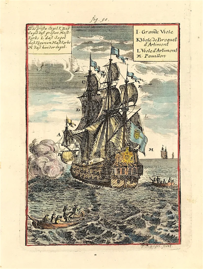 Galleon Sailing Ship 1683 SOLD!