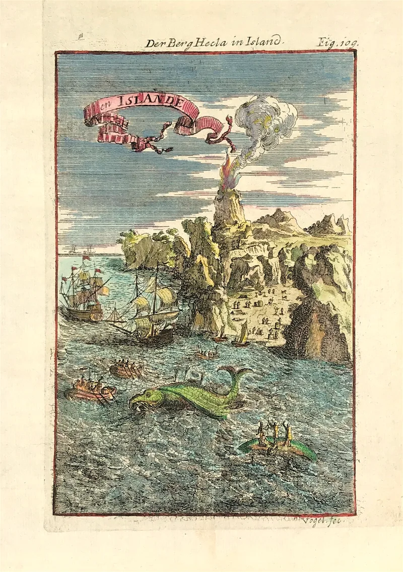 An Island by Alain Mallet 1683 SOLD!
