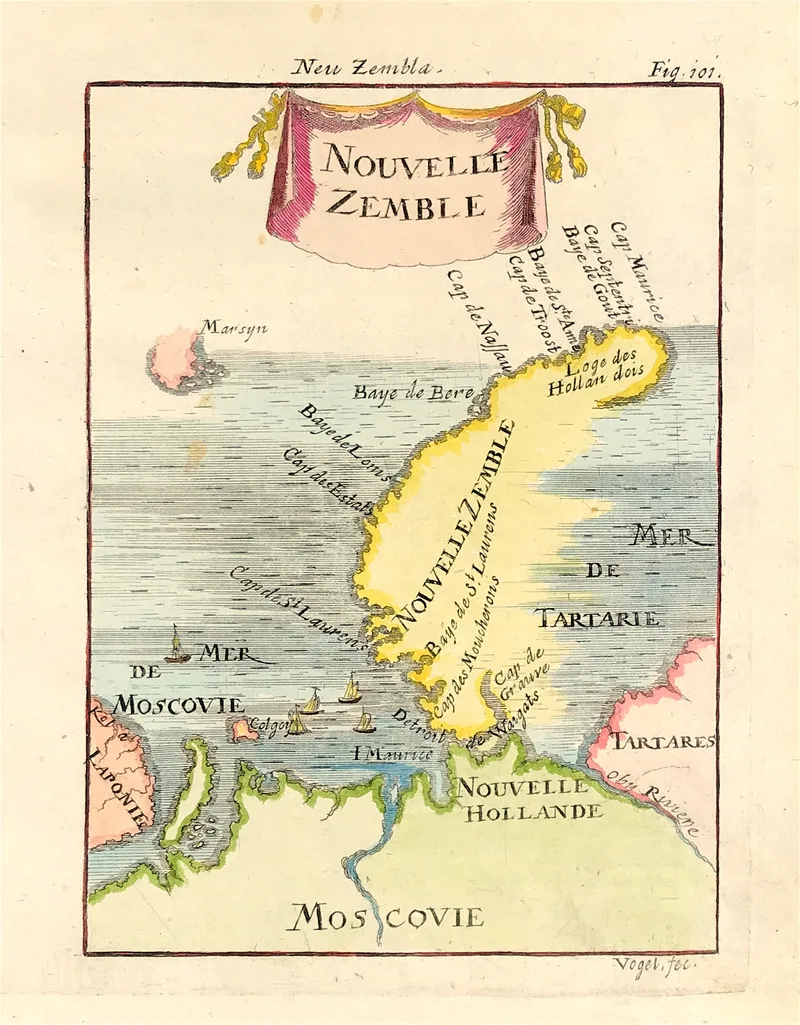 Nouvelle Zemble by Alain Mallet 1683