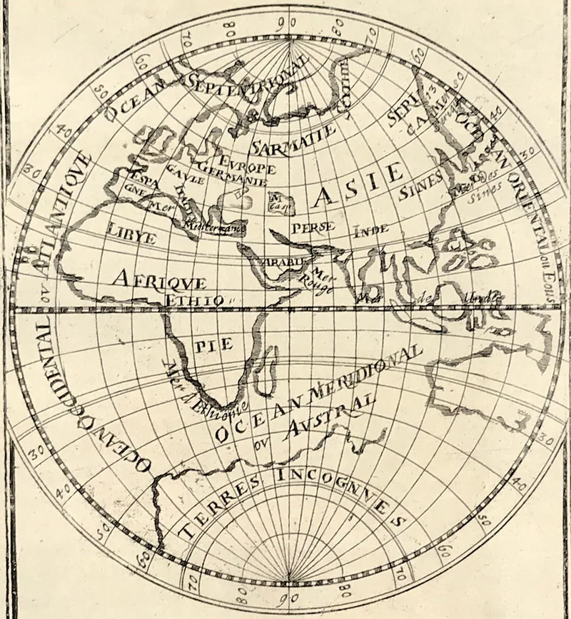 ANCIEN CONTINENT Mallet c1683