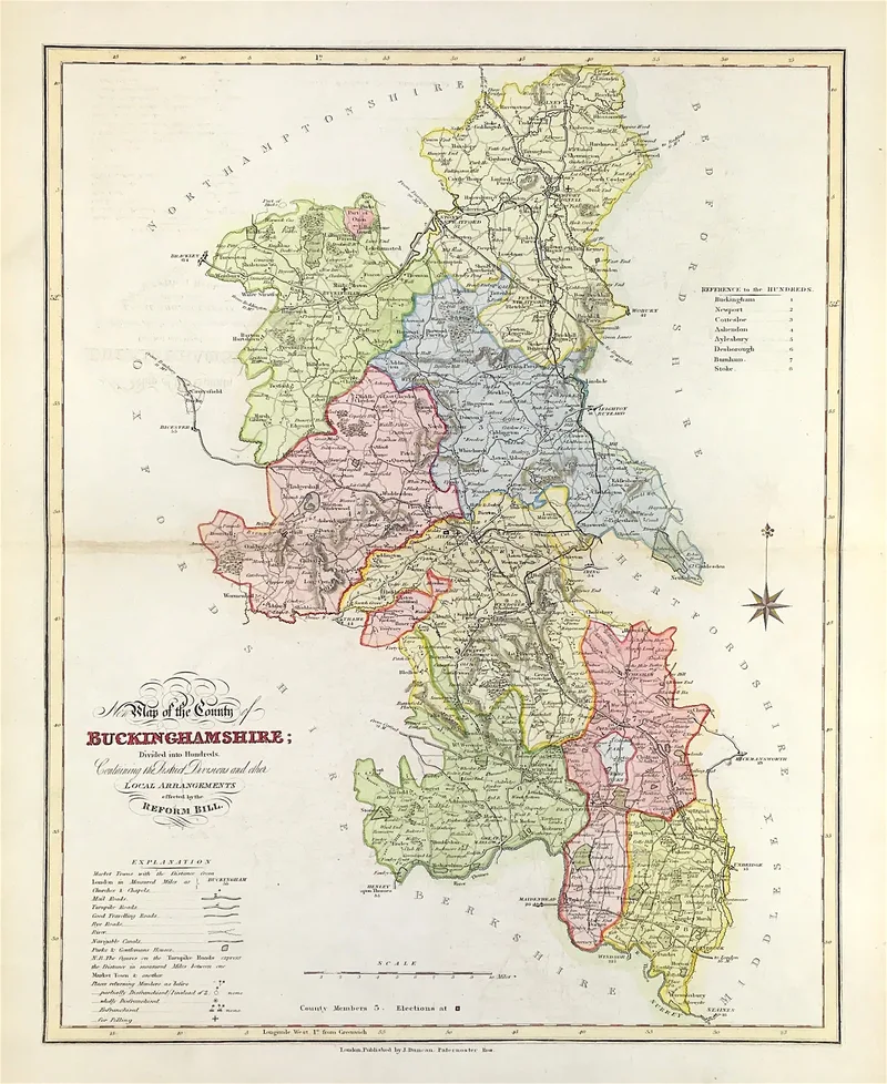 Buckinghamshire Published 1838 SOLD!