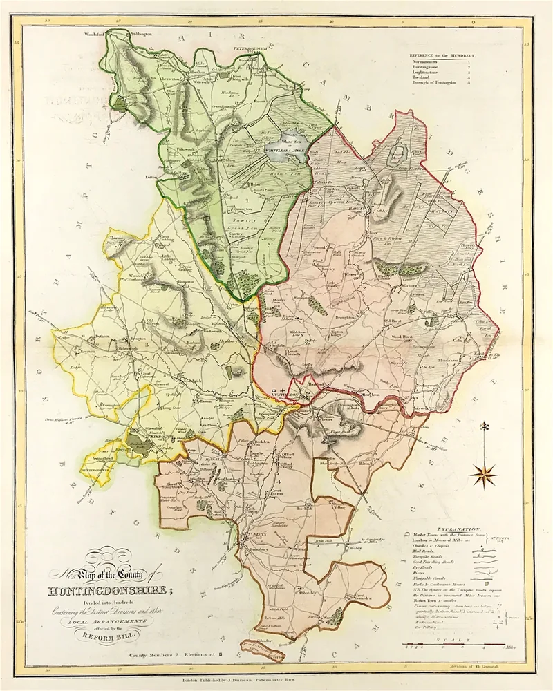 Huntingdonshire Published 1838