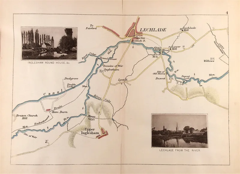 River Thames Map 4 Published 1885