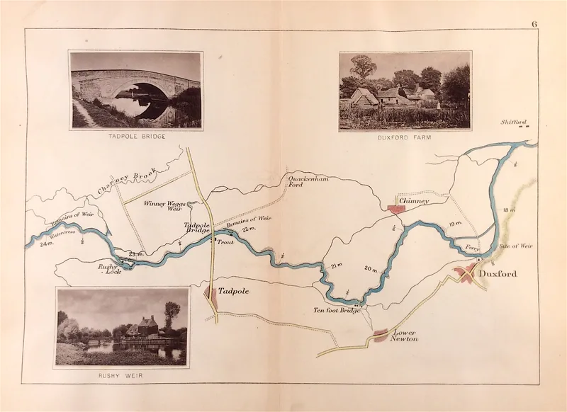 River Thames Map 6 Published 1885