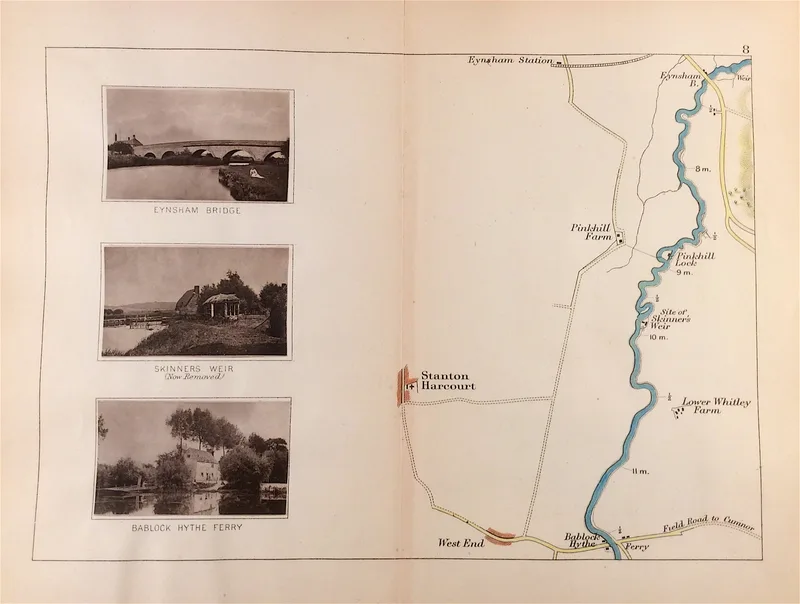 River Thames Map 8 Published 1885