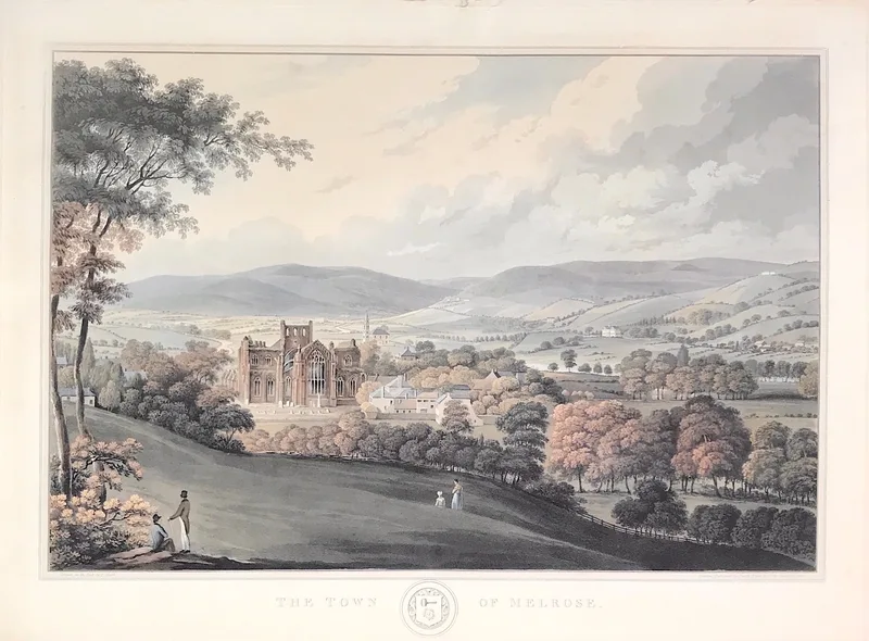 The Town of Melrose c1824