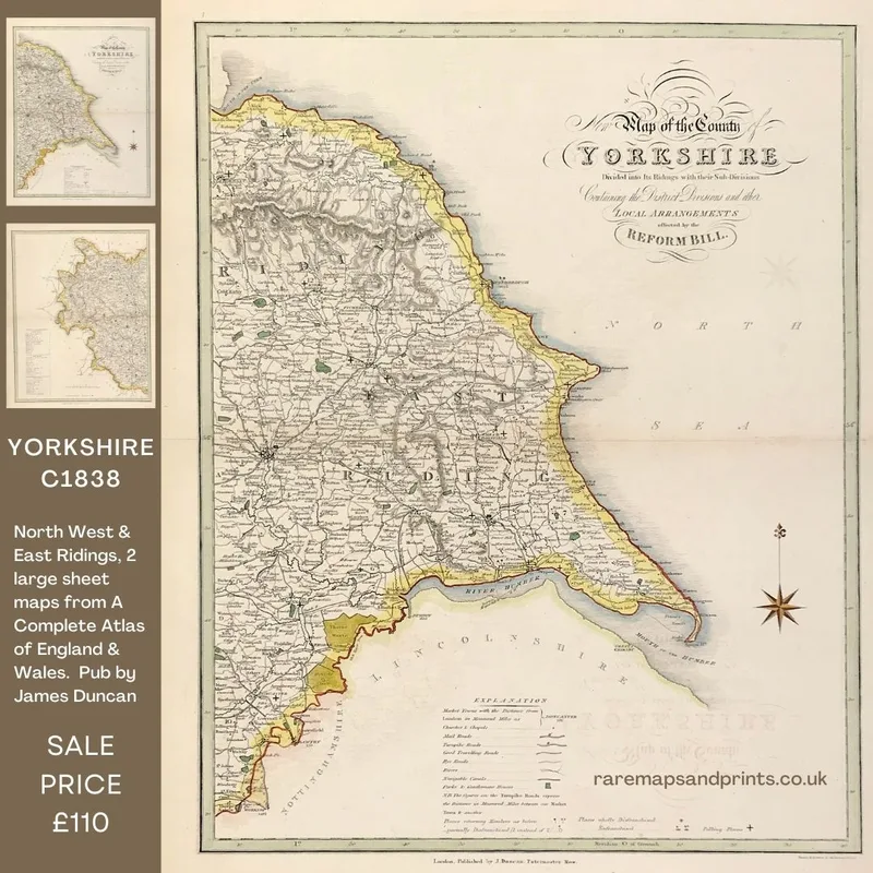 Yorkshire Ridings 1838 SOLD!
