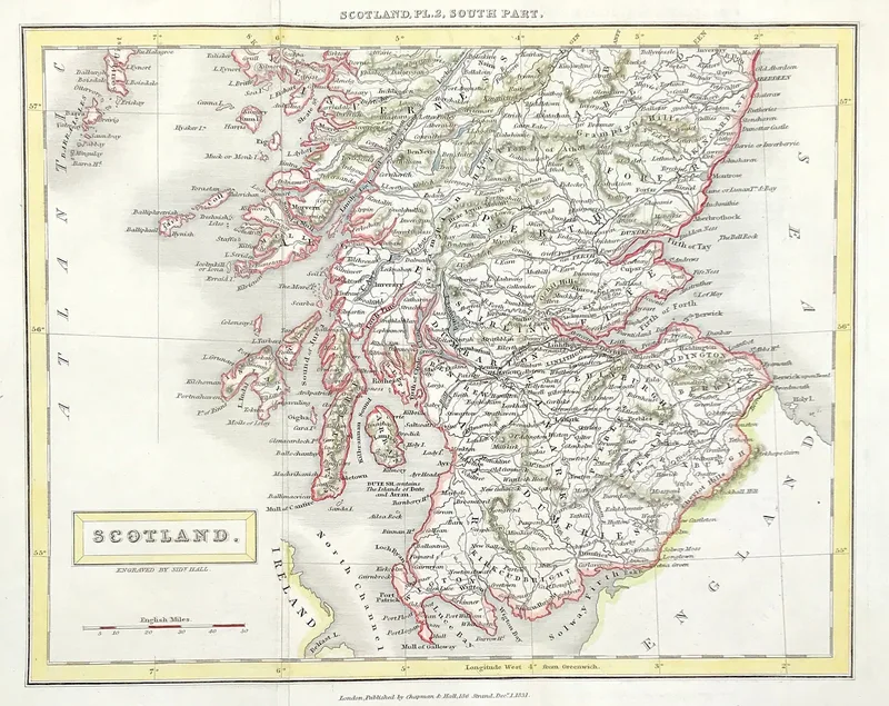 Scotland Map c1831