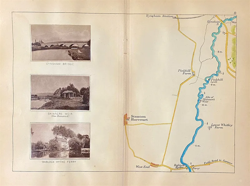 River Thames Map 8 Published c1885