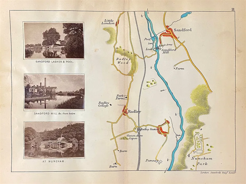 River Thames Map 11 Published c1885