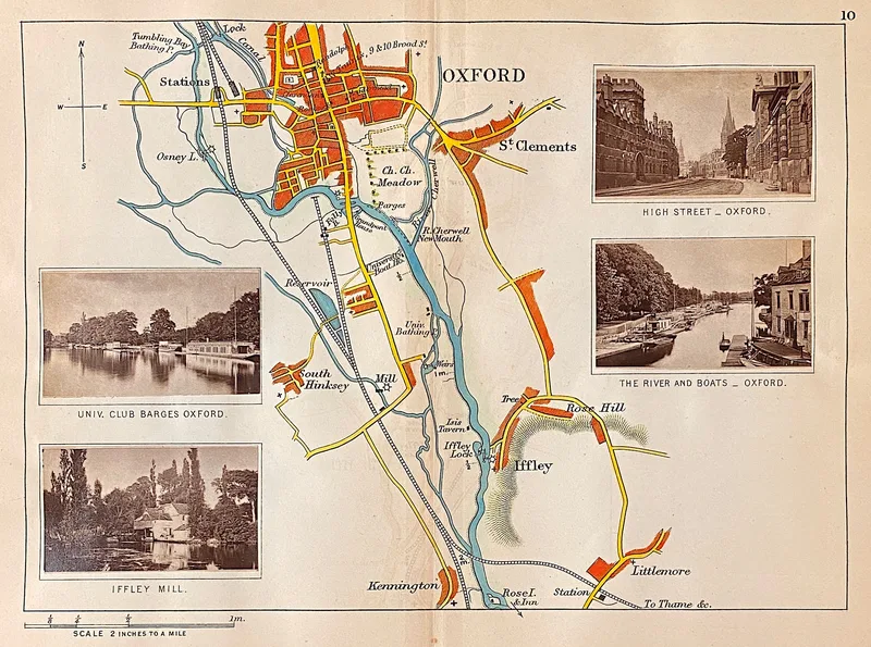 River Thames Map 10 Published c1885